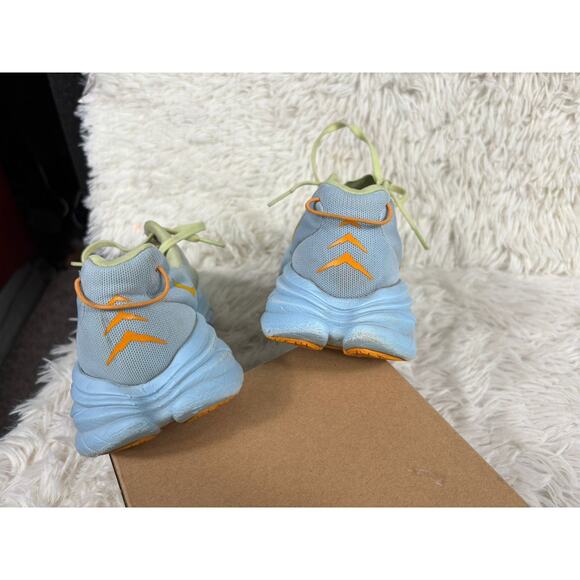 Hoka One One Rincon 3 Womens Size 10B Butterfly Sumer Blue Yellow Running Shoes - Picture 9 of 10